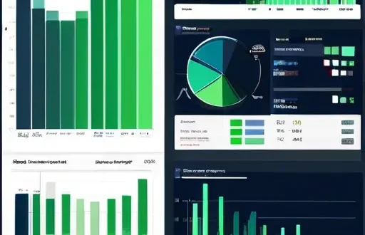 Инфографика автоматизации кэш-флоу: дашборд с графиками денежных потоков, управлением данными и интеграцией систем