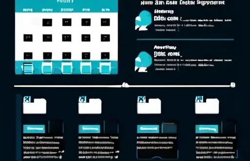 Иллюстрация календаря микро-действий по развитию лидерского потенциала с иконками слушания, обратной связи и делегирования