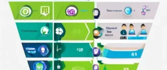 Инфографика: CRM как двигатель роста, связывающий сбор данных, автоматизацию, аналитику и удержание клиентов