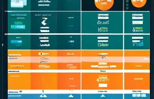 Илюстрация синхронизации личного и корпоративного бюджета с объединенной финансовойпанелью и графиками.