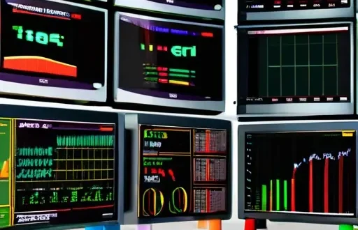 Иллюстрация финансовых платформ и брокерских условий: графики, ордера и интерфейсы платформ